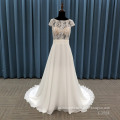 wholesale bridal gowns backless a line plus size tulle wedding dress